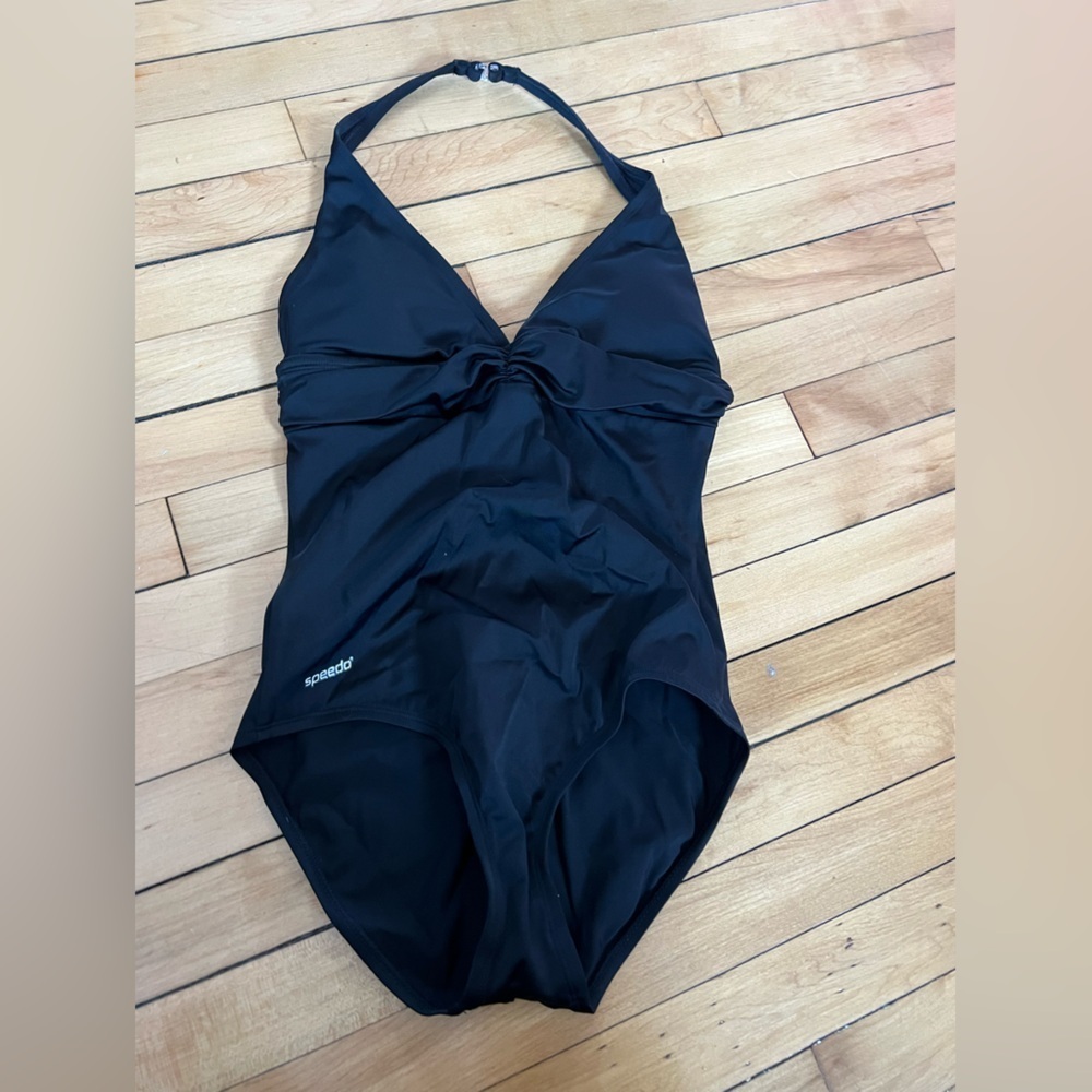 Speedo Black‎ One Piece Swimsuit